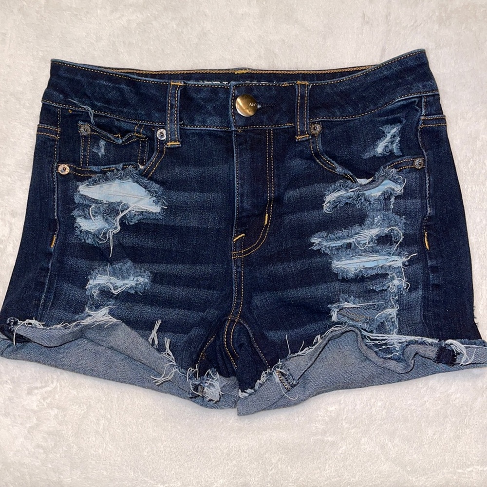 American Eagle “Hi-Rise Shortie” Shorts